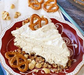 no bake peanut butter pretzel pie, No Bake Peanut Butter Pretzel Pie