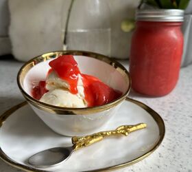 strawberry sauce with a secret ingredient