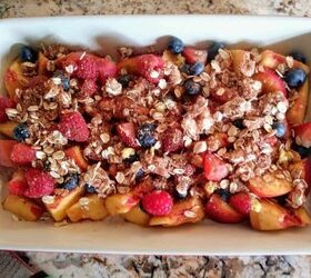 Triple Berry Nectarine Crisp (Vegan and Gluten-Free)