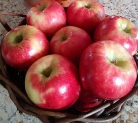 honeycrisp homemade applesauce easy slow cooker recipe, Honeycrisp apples in basket