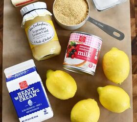 Freeze lemon juice and whipping cream for a super light and delicious dessert