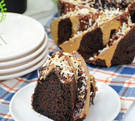 Mocha Rum Cake With Espresso Glaze and Chocolate Ganache