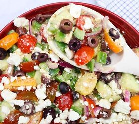 This simple salad is perfect for any occasion that needs a burst of Mediterranean flair