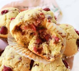 Jumbo Bakery Style Raspberry Muffins