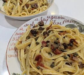 You can't get more quick & simple than this fettucine dinner with a unique piccata sauce!