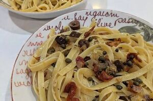 You can't get more quick & simple than this fettucine dinner with a unique piccata sauce!