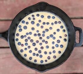 She took a blueberry pancake idea and turned it into one of the best summer dishes EVER
