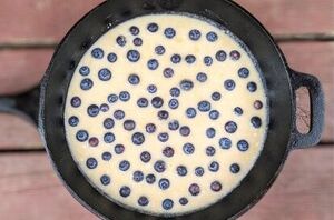 She took a blueberry pancake idea and turned it into one of the best summer dishes EVER