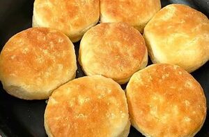 If you're craving the most fluffy, flavorful homemade biscuits, then you're going to love this recipe! (unexpected ingredient)