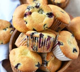 Blueberry Cake Mix Muffins