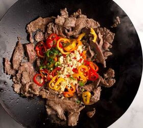 spicy beef with basil