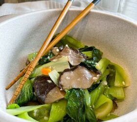 bok choy mushroom stir fry