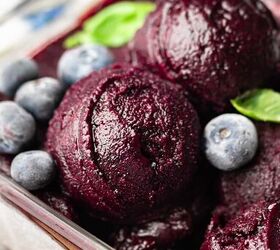 This blueberry sorbet recipe is the ultimate refreshing summer dessert!