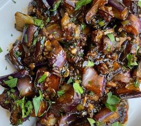 This Chinese eggplant with garlic sauce recipe is one of my favorites (and easier than you think!)