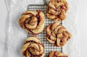 These easy puff pastry spirals were a "happy accident" that made her day!