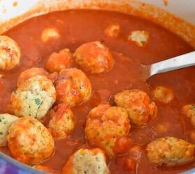 She adds an unexpected ingredient to make her meatballs super moist and juicy