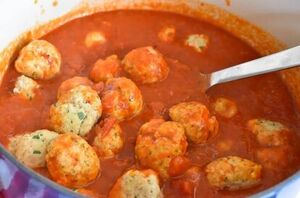 She adds an unexpected ingredient to make her meatballs super moist and juicy