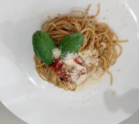 Roasted Tomatoe and Pesto Pasta