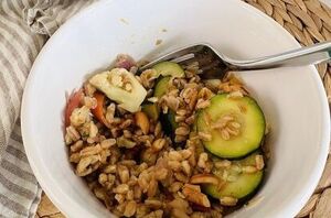 This Insalata Di Farro salad is so delicious you'll want to make it over and over!