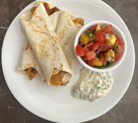 Halloumi and Vegetable Wraps