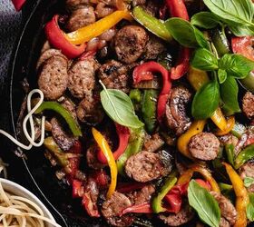 How to Make Sauteed Sausages, Peppers, and Onions