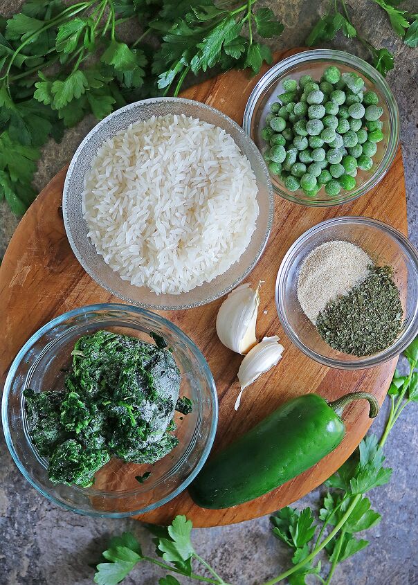 Easy Green Rice | Foodtalk