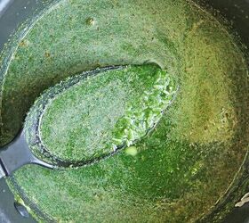 easy green rice, Rice cooked in a healthy and tasty green broth