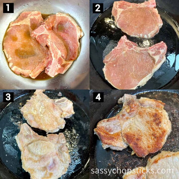 delicious asian style pork chops perfect anytime, steps 1234