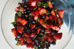 This simple berry salad has a to-die-for dressing with an unexpected twist