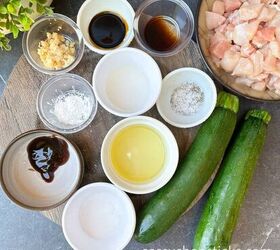 delicious chinese zucchini stir fry with chicken, ingredients