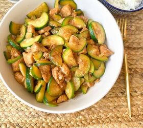 delicious chinese zucchini stir fry with chicken