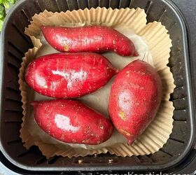 japanese sweet potato air fryer easy and sweet, Japanese sweet potatoes with oil