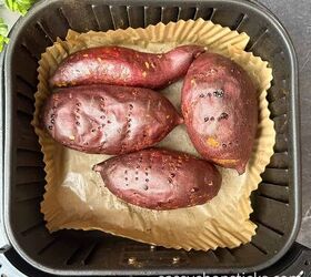 japanese sweet potato air fryer easy and sweet, cooked Japanese sweet potatoes