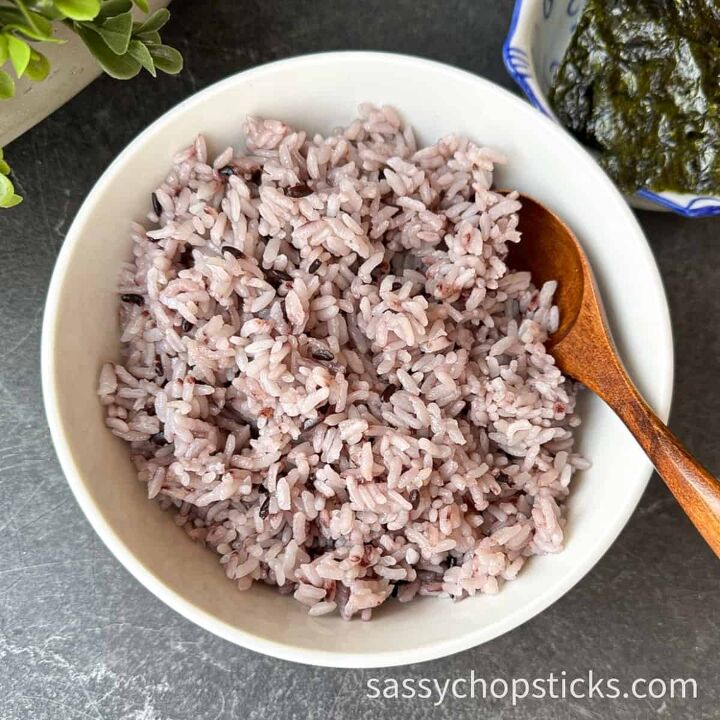 Korean Purple Rice Recipe (Easy Rice Cooker Version) | Foodtalk