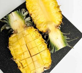pineapple chicken fried rice easy homemade recipe, cut pineapple
