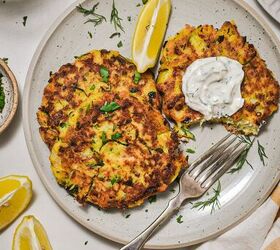 Summer Zucchini Salmon Cakes