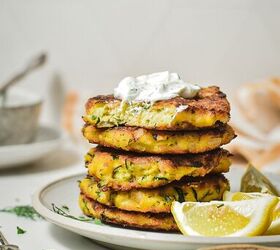 summer zucchini salmon cakes, DSC 2863