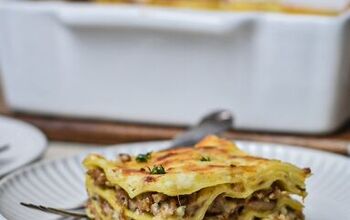 Mushroom and Sausage Forest Lasagna