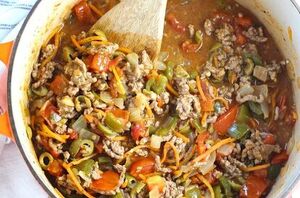 This summer beef stew recipe is just 10 minutes of prep and has the most unique flavor