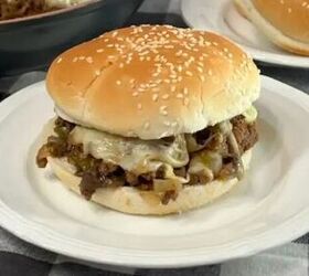 She combines two favorite dishes into one simple, yet incredibly tasty beef sandwich