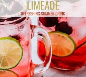 cherry limeade recipe refreshing summer drink, Cherry Limeade Pin with text overlay