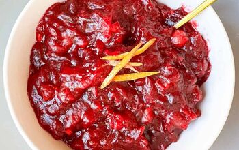 Asian Cranberry Sauce Recipe (With Orange And Ginger)