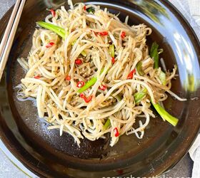 stir fry mung bean sprouts recipe vegan friendly, stir fry mung bean sprouts 5