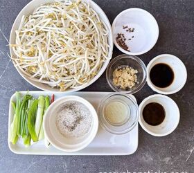 stir fry mung bean sprouts recipe vegan friendly, ingredients