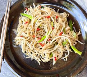 stir fry mung bean sprouts recipe vegan friendly, stir fry mung bean sprouts 1