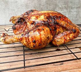 chinese roast chicken recipe simple and delicious, roasted chicken from side