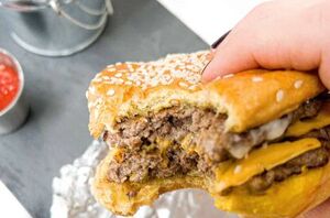 This Five Guys copycat burger recipe tastes just like the real thing!