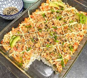 Sushi Bake Recipe Imitation Crab (Sushi Casserole) | Foodtalk