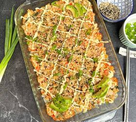 sushi bake recipe imitation crab sushi casserole, sushi bake recipe imitation crab 4