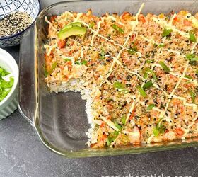 sushi bake recipe imitation crab sushi casserole, sushi bake recipe imitation crab 6